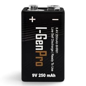 I-Gen Pro I-GEN107 9Volt 250mAh Şarj Edilebilir Pil Ni-MH