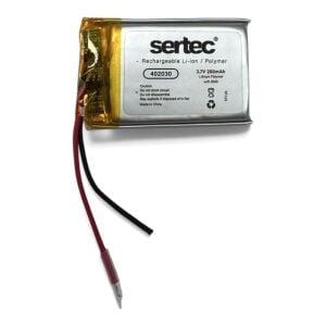 Sertec 402030 3.7V 200mAh Lithium Polymer Pil - BMS Devreli