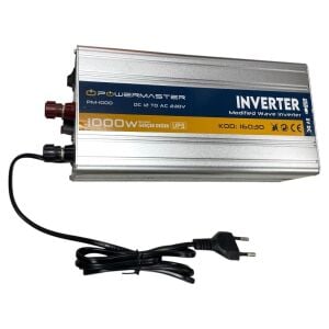 Powermaster PM-1000 12Volt 1000Watt USB'li Şarjlı Inverter