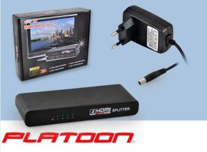 PLATOON PL-8705 4 Port HDMI SPLITTER v1.4