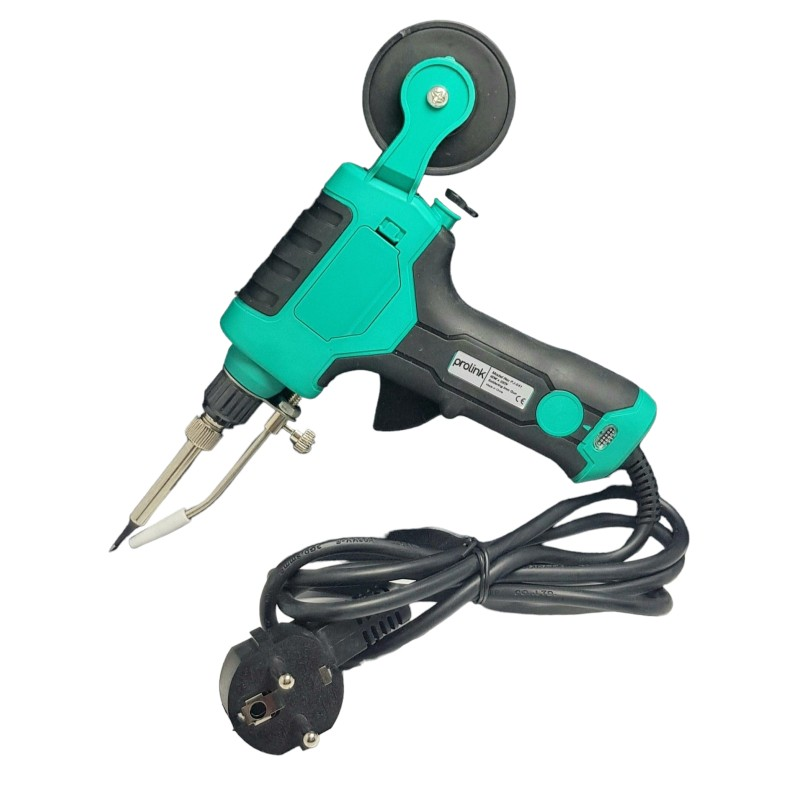 Prolink PJ-041 Lehim Makaralı 60Watt Tabanca Havya Düz Uçlu
