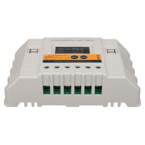 Powermaster PM-50A 12V-24V-36V-48V 50 Amper 4 USB'li Dijital Otomatik Solar Şarj Regülatörü
