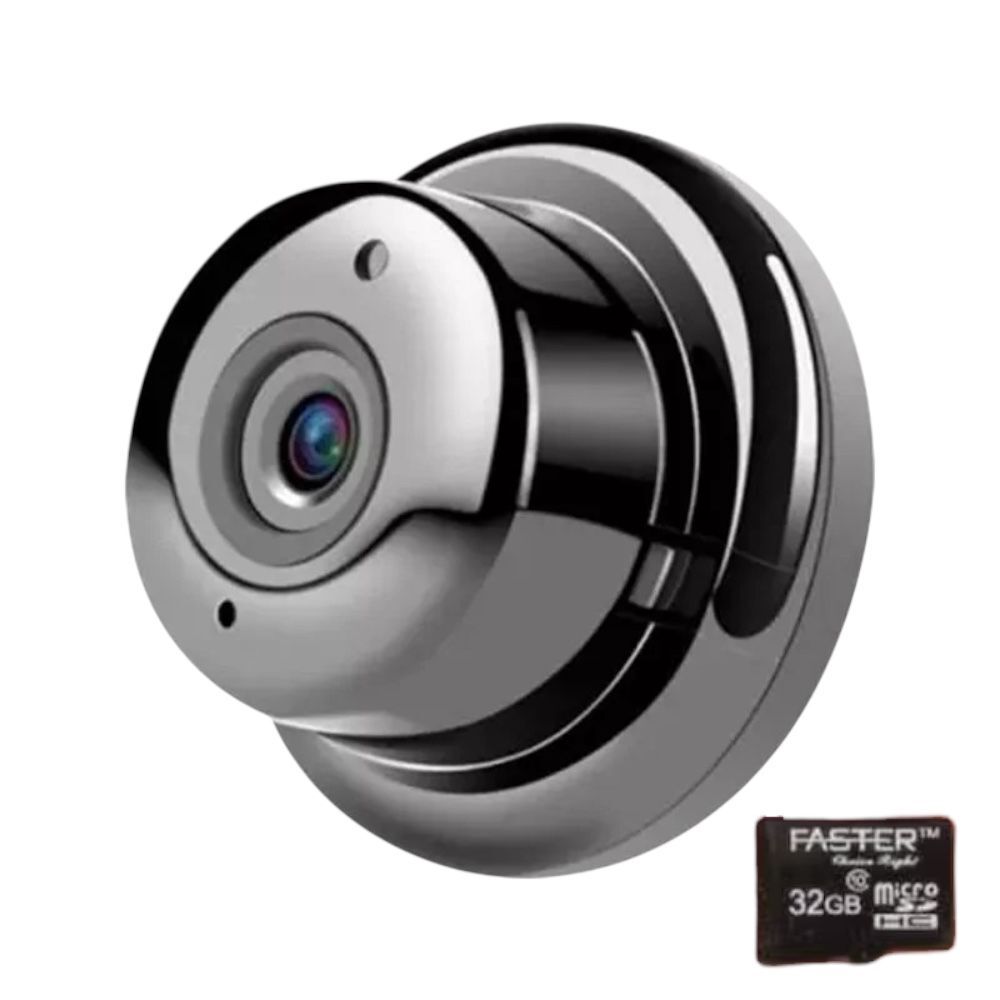 Powermaster PM-4792 V380 32GB SD Kartlı Gece Görüşlü Mikrofonlu 1080P Mini Wifi IP Kamera