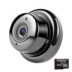 Powermaster PM-4792 V380 32GB SD Kartlı Gece Görüşlü Mikrofonlu 1080P Mini Wifi IP Kamera