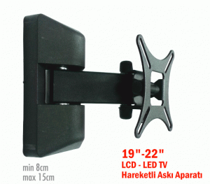 Swat 19''-22''-24''-26'' LCD-LED TV Hareketli Askı Aparatı