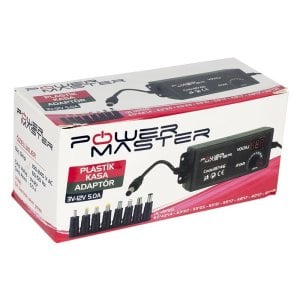 Powermaster 3V-12V 5000mA Çok Uçlu Ayarlı Kademeli Adaptör