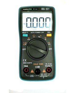 TOOLFIX TF-101 Işıklı Dijital Multimetre Ölçü Aleti True RMS