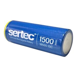 Sertec 18500 3.7Volt 1500Mah 10C Li-on Şarjlı Pil