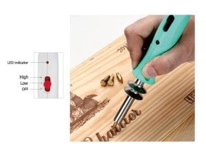 SLine ZD-972G Ahşap Yakma Hobi Kalem Havya Seti
