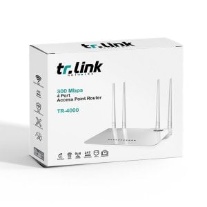 Tr-Link TR-4000 300Mbps 4Port 4Antenli Access Point Router