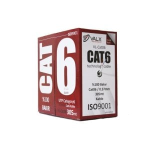 Valx VL-CAT06 305m Cat6 0,57mm %100 Bakır Kablo