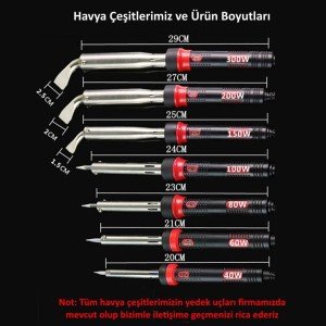 WellHise WH-150 150Watt Balta Uçlu Kalem Havya