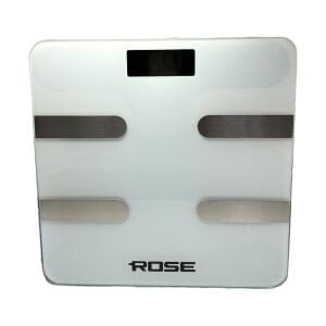 Rose RB-201 Akıllı Yağ Ölçer Dijital Tartı - Beyaz