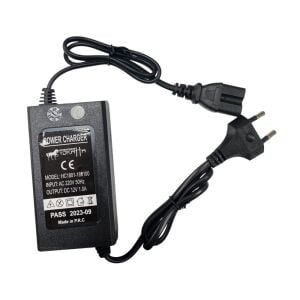electroon DC 12Volt 1Amper Akülü İlaçlama Makinesi Şarj Adaptörü