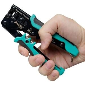 Proskit CP-342 EZ-RJ45/RJ11/RJ12 CAT5 CAT6 Konnektör Sıkma Pensesi