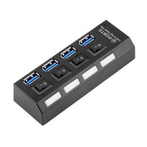 Powermaster PM-11365 4 Port Anahtarlı Usb 3.0 Hub Çoklayıcı 30cm Kablolu