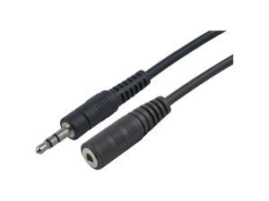 Electroon 3,5mm Stereo Jaklı Dişi-Erkek Aux Ses Kablosu 5 Metre