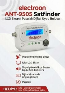 electroon ANT-9505 Satfinder LCD Ekranlı Pusulalı Dijital Uydu Bulucu