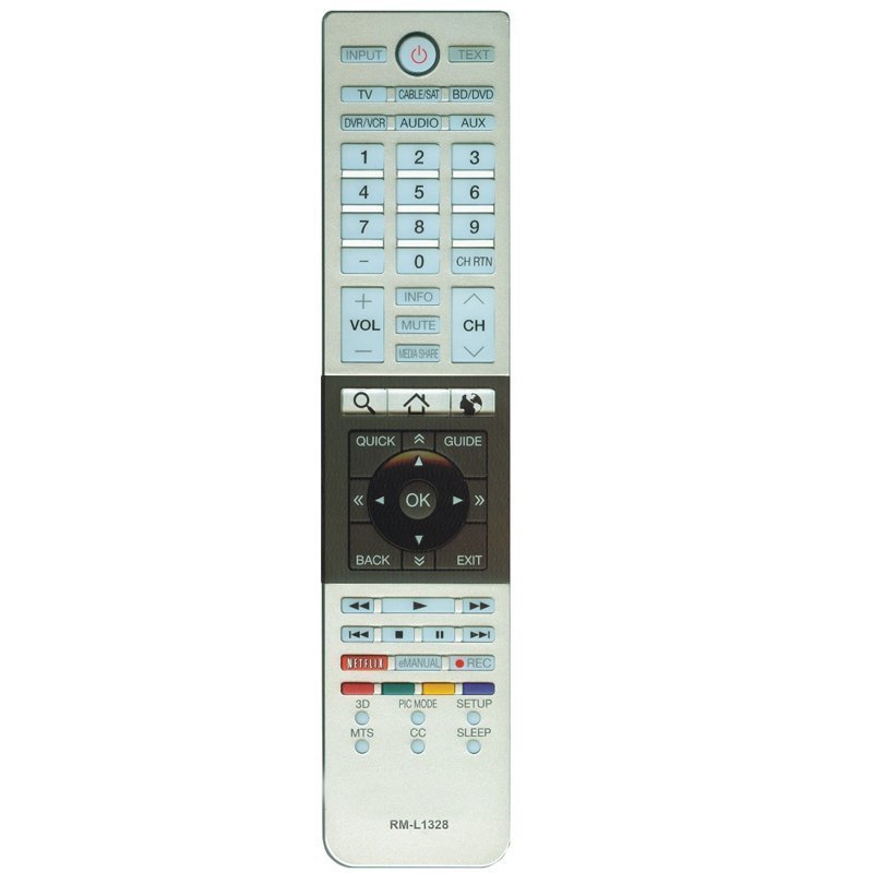 Toshiba RM-L1328 Netflix Tuşlu Lcd TV Kumanda