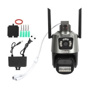 Hello WS-Q204B 6MP iCSee Destekli Hareketli PTZ Wifi Kamera - Çift Kameralı