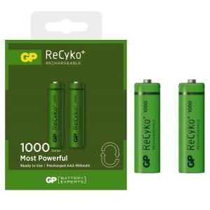 GP 1000mA ReCyko Şarjlı İnce Kalem Pil AAA 1.2Volt