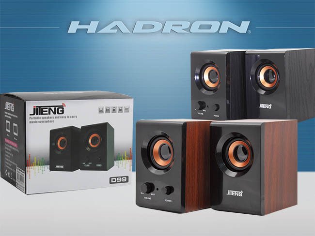 Hadron HD6028 1+1 Ahşap Ses Sistemi 10*8*12cm