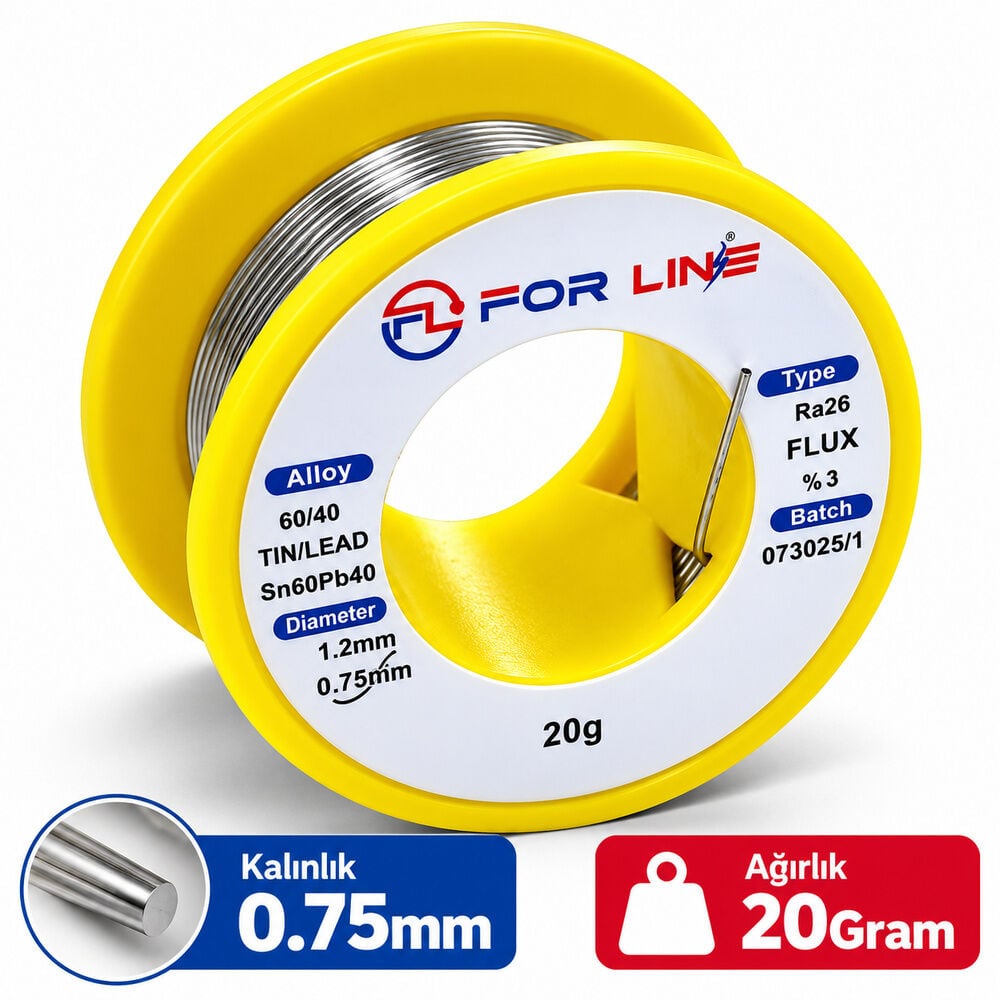 Forline 0.75mm 20gr Lehim Teli
