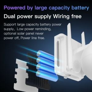 VStarcam BG69-TZ Solar Panelli 4G Sim Kartlı PTZ Kamera 3MP