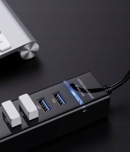 Fully S-802G 4Port USB 3.0 Hub 1x4 30cm