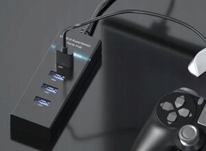 Fully S-802G 4Port USB 3.0 Hub 1x4 30cm