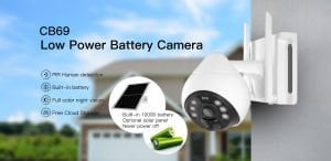 VStarcam CB69-TZ Solar Panelli PTZ Wifi Dış Mekan Kamera