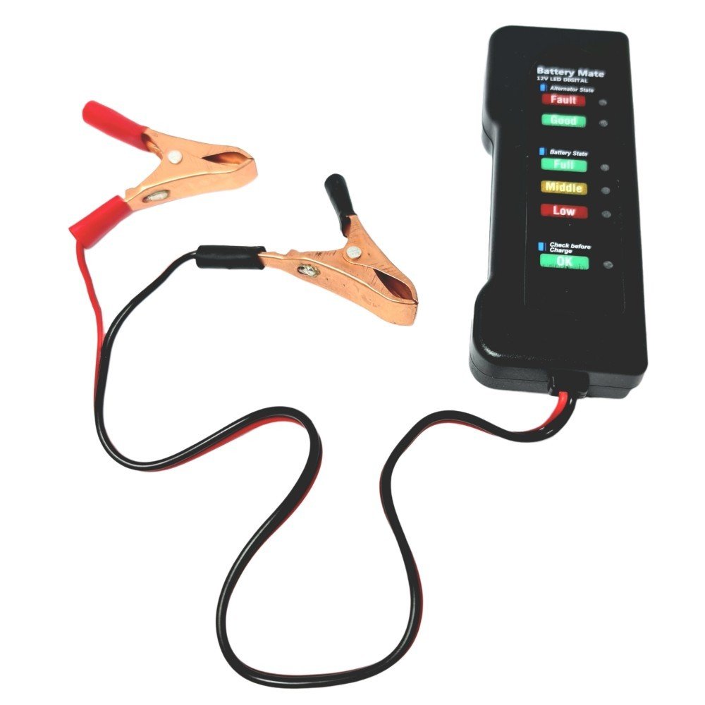 WellHise 12Volt 15A Akü Test Cihazı BT-169
