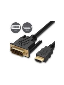 Fully HDMI To DVI 24+1 Altın Uçlu Kablo 50cm
