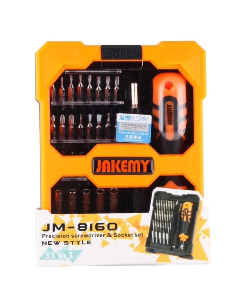 Jakemy JM-8160 33 Parça Tornavida Seti