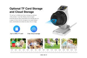 VStarcam BG66DR Solar Paneli 4G Sim Kartlı 2x3MP PTZ Kamera