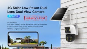 VStarcam BG66DR Solar Paneli 4G Sim Kartlı 2x3MP PTZ Kamera