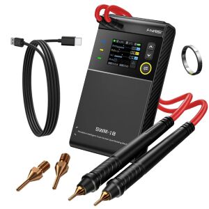Powermaster PM-26661 Taşınabilir 5000Mah Pil Punta Kaynak Makinesi 2in1 Akıllı Renkli Ekran