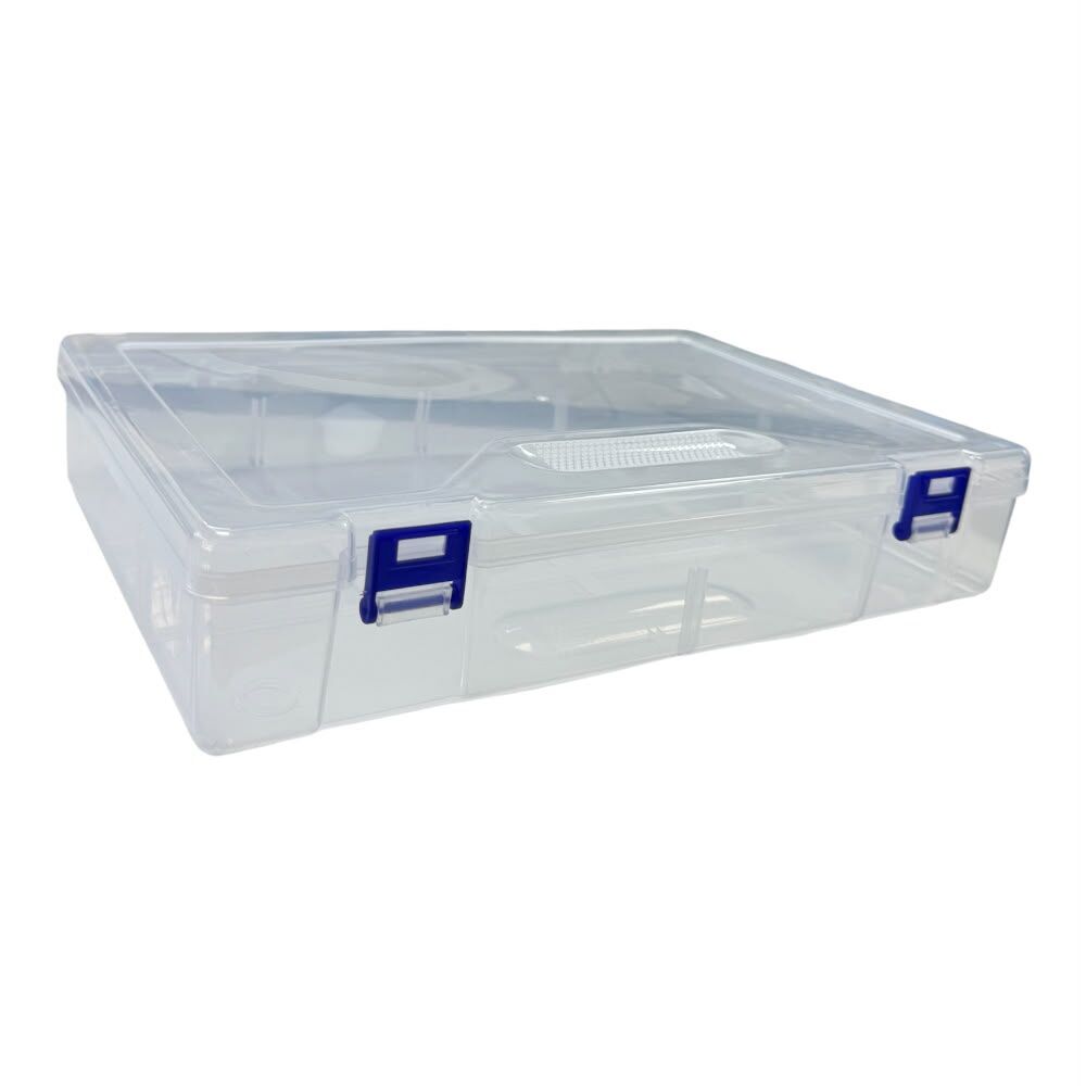 electroon 29.7x19x5.6mm Plastik Kapaklı Şeffaf Bölmesiz Kutu