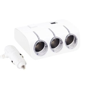 electroon 12-24V 2xUSB 3'lü Oto Çakmak Çoklayıcı