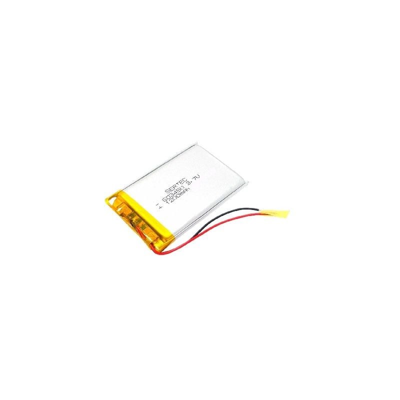 Sertec 603450 3.7V 1200mAh Li-Polymer Pil (1S Devreli)