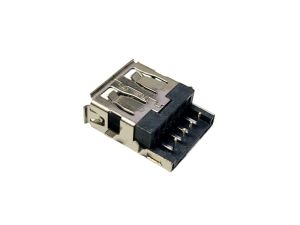 electroon USB Dişi 90derece 16mm Yatık Şase Soket