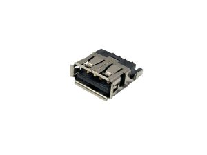 electroon USB Dişi 90derece 16mm Yatık Şase Soket