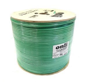 Onli RG6U6 Yeşil Anten Kablosu 500Metre 80Tel Yerli Üretim