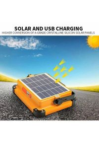 Powerdex PD-5050 Projektör Modlu Çakar Işıklı Güneş Enerjili Kamp Lambası