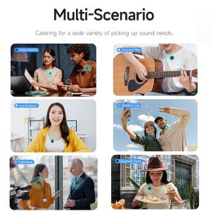 Hadron H01 Lightning ve Type-C Kablosuz Çiftli Yaka Mikrofon Seti