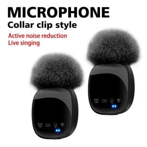 Hadron R8 Type-C Kablosuz Çiftli Yaka Mikrofon Seti