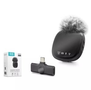 Hadron R8-1 Type-C Kablosuz Tekli Yaka Mikrofon Seti