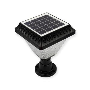 Hightek HT2917 Beyaz Ledli Solar Bahçe Armatürü