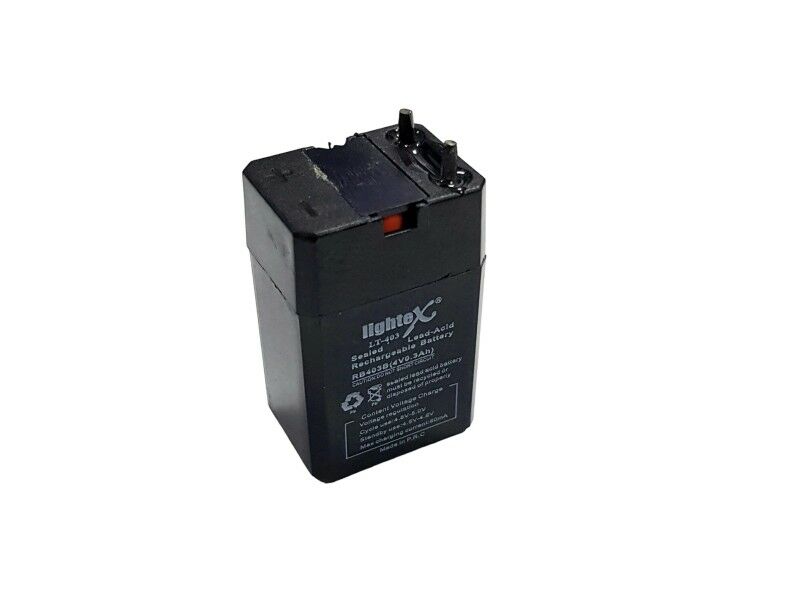 Lightex LT-403 4Volt 0.3Amper Akü 20x26x40mm