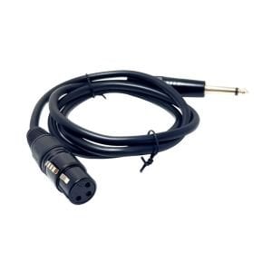 POWERMASTER XLR Canon Dişi+6.3mm Mono Erkek Mikrofon Kablosu 1metre